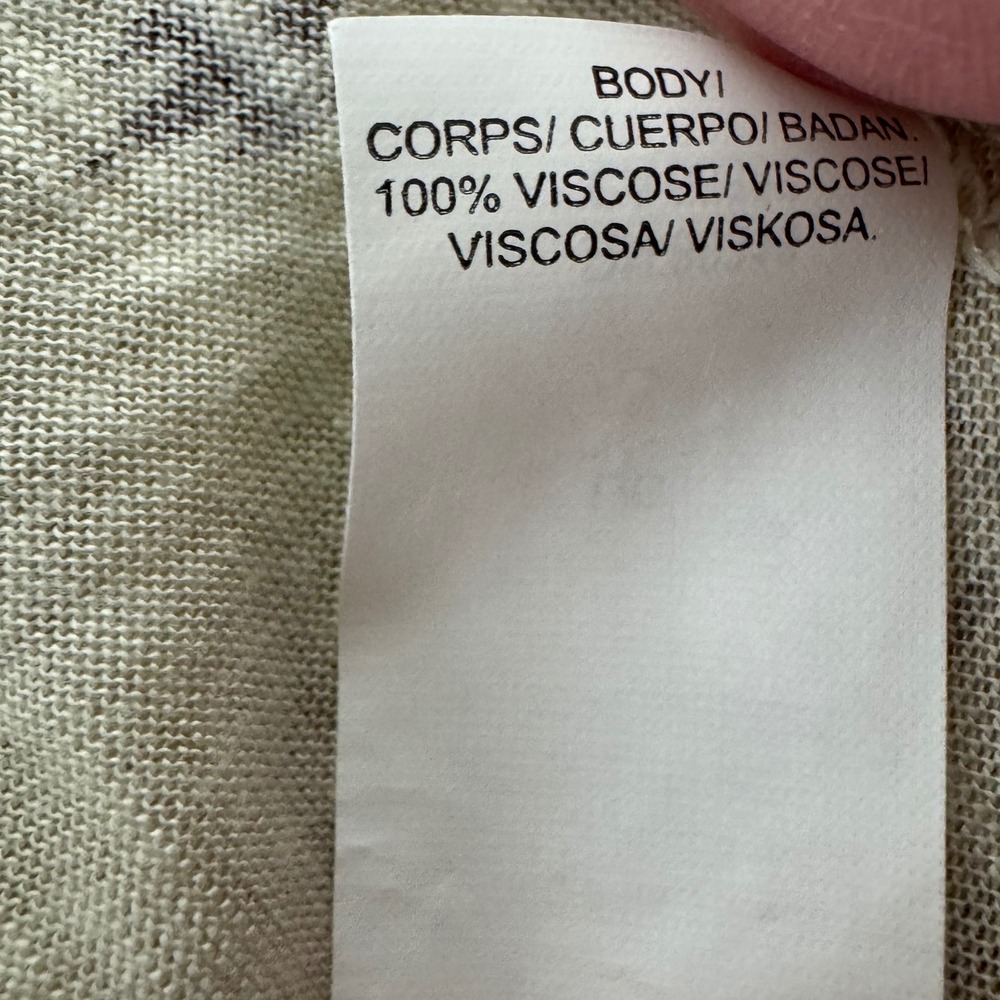 Vintage Lucky Brand Boho Top Large Tan - Picture 8 of 11